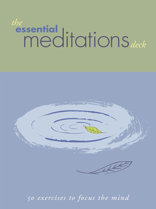 Title details for The Essential Meditations Deck by Chronicle Books - Available